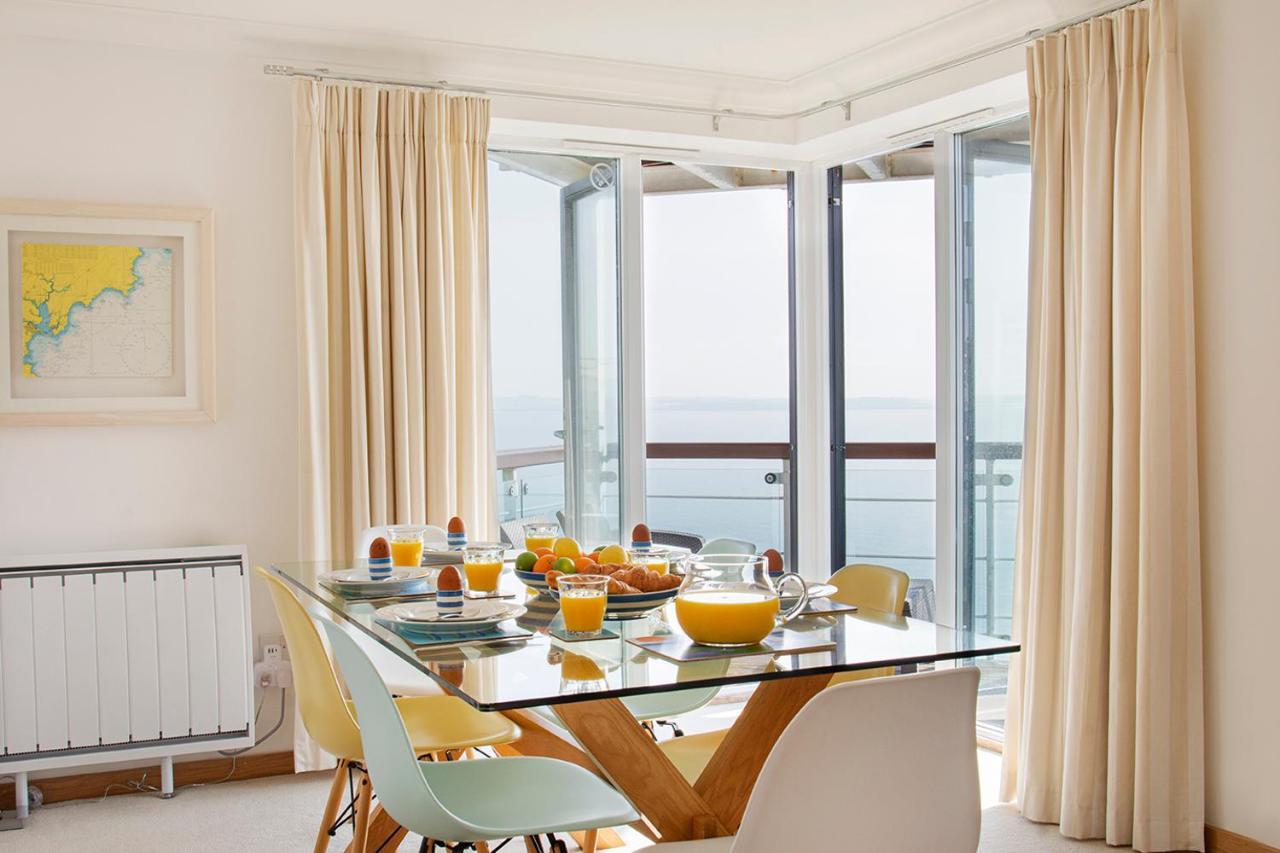 Marine Point, Mevagissey - Sensational Cliff Top Views Of Harbour And Bay Extérieur photo